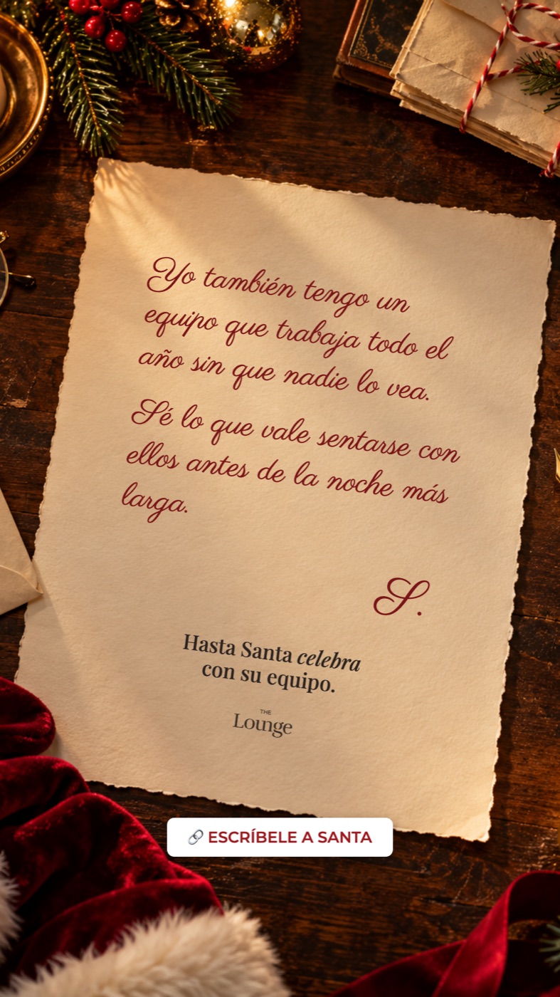 Story con la respuesta de Santa